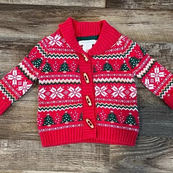 Tommy Bahamas Child Kids Toddler Girls Boys Christmas Sweater 12m - Picture 1 of 4